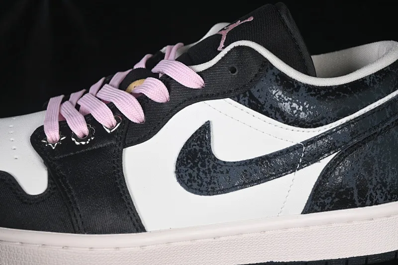 All categories Air Jordan Jordan series basketball shoes Air Jordan 1 Low Air Jordan 1 Low AJ1 Joe 1 burst pattern black and white low-top retro culture basketball shoes II0595-001